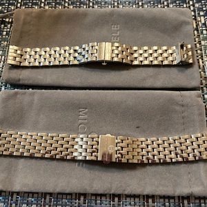 Michele stainless steel watch bands